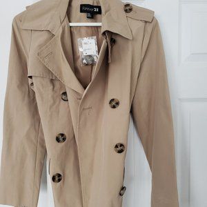 Forever 21 Beige Raincoat - NEW With Tags